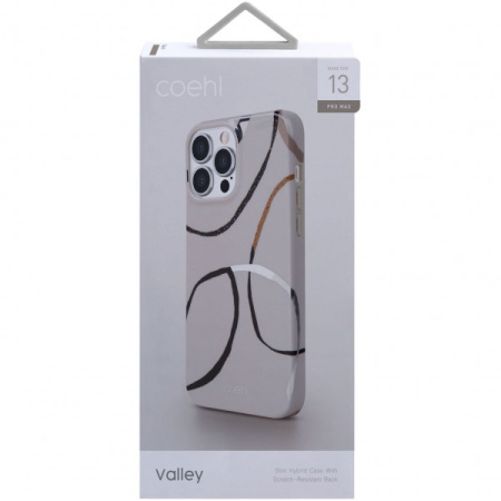 Чехол Uniq COEHL Valley для iPhone 13 Pro Max, цвет Бежевый (IP6.7HYB(2021)-VLYSSAN)