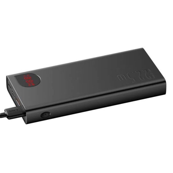 Внешний аккумулятор Baseus Adaman Metal Digital Quick Charge 20000mAh 22.5W (PPAD000101)