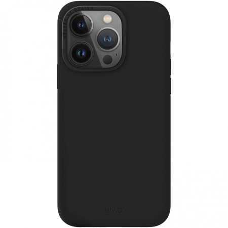 Чехол Uniq LINO для iPhone 14 Pro Max, цвет Черный (Black) (IP6.7PM(2022)-LINOBLK)