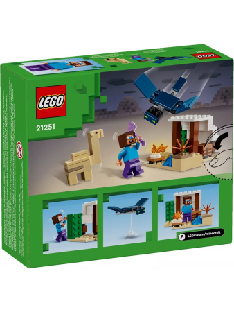 Конструктор LEGO Minecraft - Экспедиция Стива в пустыню (21251)