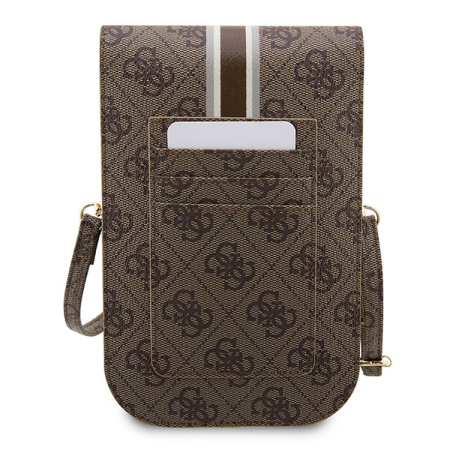 Guess для смартфонов сумка Wallet Bag 4G Stripes Brown (GUWBP4RPSW)