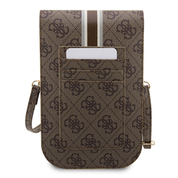Guess для смартфонов сумка Wallet Bag 4G Stripes Brown (GUWBP4RPSW)