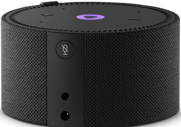 Умная колонка с Алисой Яндекс Станция мини (с часами), черная (YNDX-00020K)