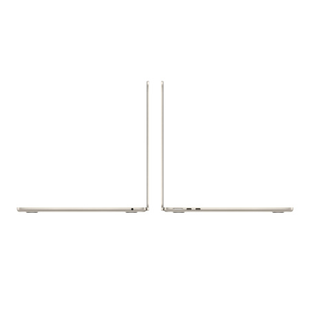Ноутбук Apple MacBook Air 13" (M3, 8C CPU/10C GPU, 2024), 8 ГБ, 512 ГБ SSD, «сияющая звезда» (MRXU3)