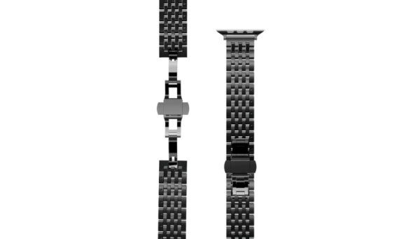 Ремешок из нержавеющей стали VLP Stark Band для Apple Watch 42/44/45 мм, черный