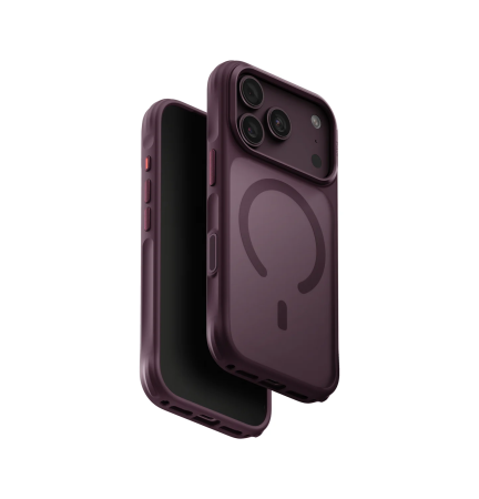 Чехол Uniq Veren Burgundy Frost (MagSafe) для iPhone 18 Pro Max/17 Pro Max