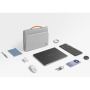 Сумка Tomtoc Laptop Defender-A14 Laptop Briefcase 13.5", Gray/Orange