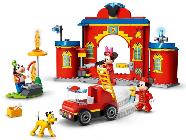 Конструктор LEGO Disney - Пожарная часть и машина Микки и его друзей (10776)