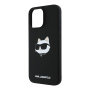Чехол Karl Lagerfeld Liquid Silicone NFT Choupette Black (MagSafe) для iPhone 16 Pro Max, черный
