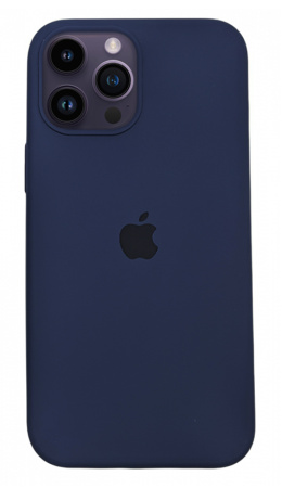 Чехол Silicone Case для iPhone 14 Pro Dark Blue, цвет Темно синий