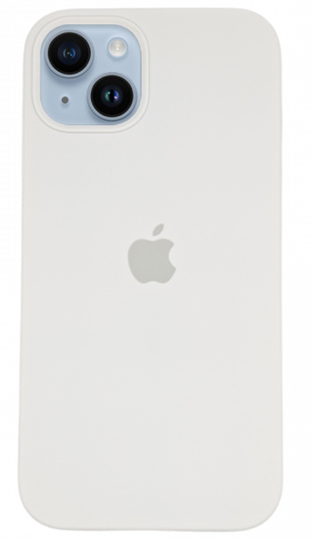 Чехол Silicone Case для iPhone 14 Plus White, цвет Белый