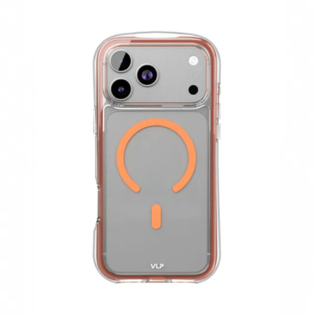 Чехол VLP Bubble Case с MagSafe для iPhone 17 Pro Max, оранжевый