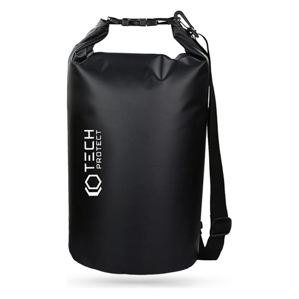 Защитная водонепроницаемая сумка Tech-Protect 20L Universal Waterproof Bag, Black