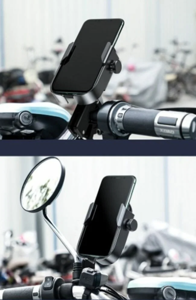 Держатель для велосипеда / мотоцикла Baseus Armor Motorcycle Holder (SUKJA-01), Black