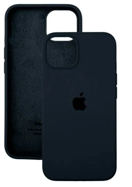 Чехол Silicone Case для iPhone 15 Dark blue, цвет темно-синий