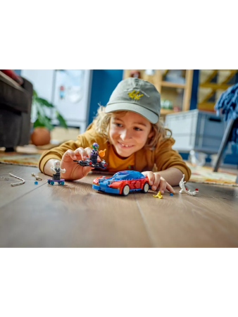 Конструктор LEGO Marvel Super Heroes - Гоночная машина Человека-паука и Зеленый гоблин Веном (76279)