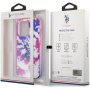 Чехол CG Mobile U.S. Polo PC/TPU Dye Palm Doulble Horse logo Hard для iPhone 14 Pro, цвет Фиолетовый