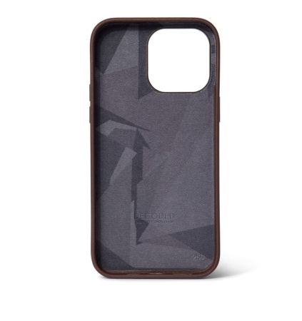 Защитный чехол Decoded Leather BackCover MagSafe для iPhone 14 Pro, brown
