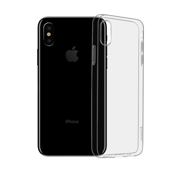 Чехол силиконовый Hoco Light Series для iPhone X / XS, цвет Черный