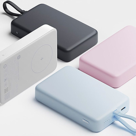 Внешний аккумулятор Xiaomi Mi Magnetic Power Bank With Cable USB-C 10000mAh 33W, Grey