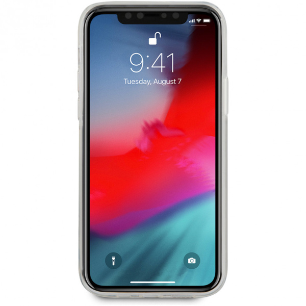 Чехол CG Mobile Guess PC/TPU TIE & DYE Hard для iPhone 12 Pro Max, цвет Голубой (GUHCP12LPCUMCGC02)