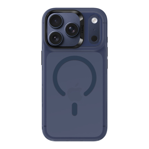 Чехол силиконовый Benks Lucid Armor Case (MagSafe) для iPhone 17 Pro Max, синий