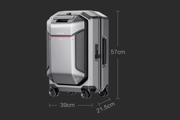 Чемодан Xiaomi Urevo EVA 21" Gray серый