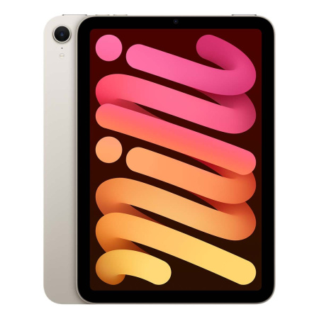 Apple iPad mini 8,3″ (2024, 7 gen) Wi-Fi + Cellular 128Gb Starlight, «сияющая звезда»