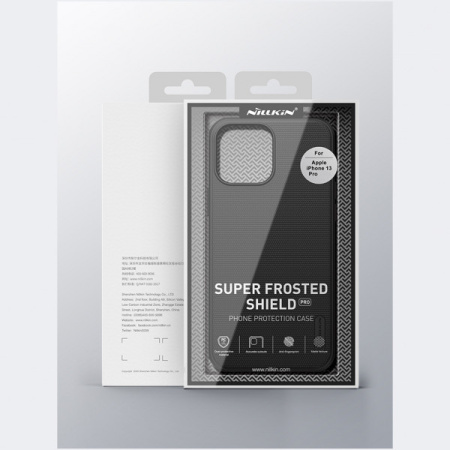 Чехол Nillkin Frosted Shield Pro для iPhone 13 Pro, цвет Черный (6902048222830)