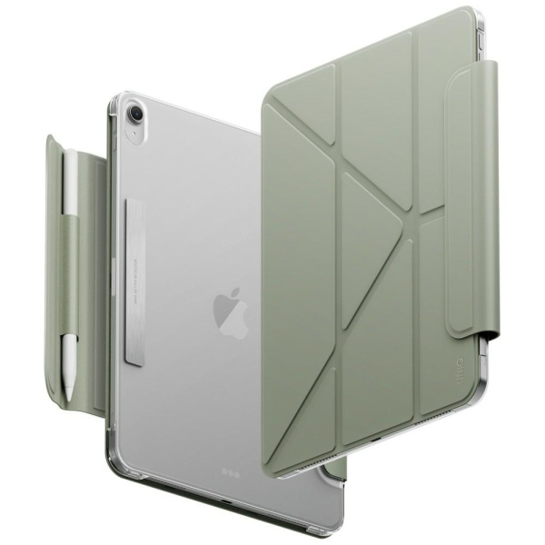 Чехол Uniq Camden Lite (Detachable Pencil sleeve) Sage Green для iPad 11 (2025)/10 (2022)