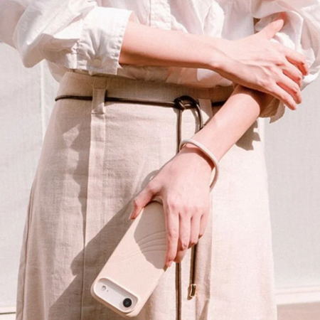 Чехол Uniq COEHL Strap series Serina Cloud Pink (MagSafe) для iPhone Air