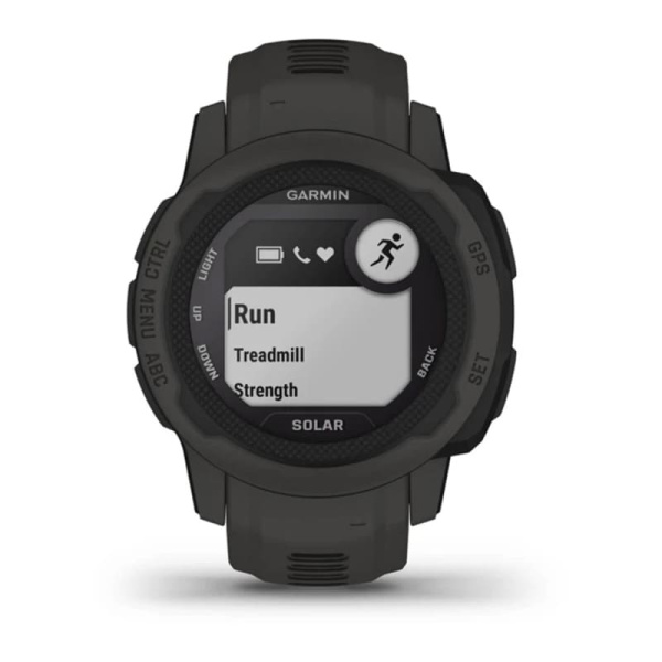 Смарт часы Garmin Instinct 2S Solar Graphite, графитовый