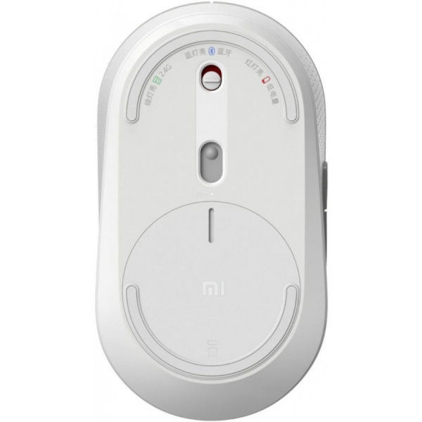 Беспроводная бесшумная мышь с двойным подключением Xiaomi Mi Mouse Silent Edition Dual Mode (белый) (WXSMSBMW02)