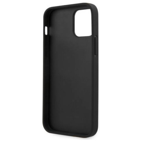 Чехол CG Mobile Guess 4G PU Stripe Metal logo Hard для iPhone 12 Pro Max, цвет Серый (GUHCP12LG4GLGR)