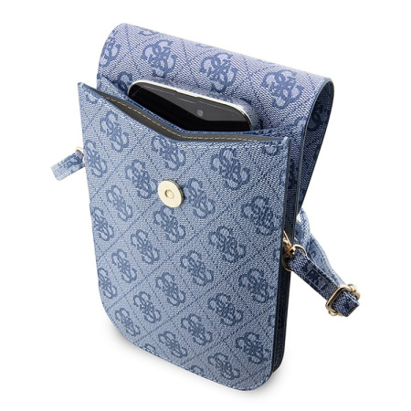 Guess для смартфонов сумка Wallet Bag 4G Stripes Blue (GUWBP4RPSB)