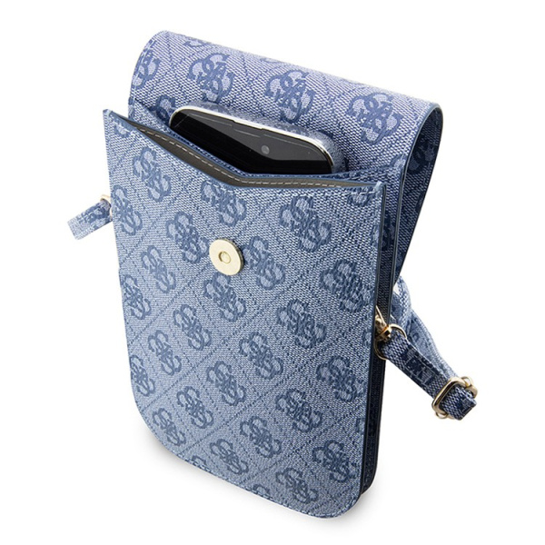 Guess для смартфонов сумка Wallet Bag 4G Stripes Blue (GUWBP4RPSB)