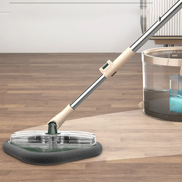 Швабра с ведром с функцией самоочистки, Зеленый