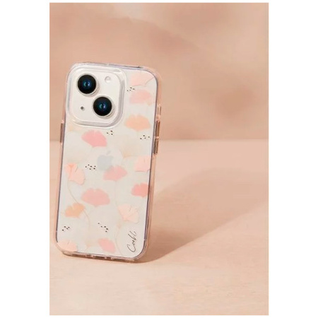 Чехол Uniq COEHL Meadow для iPhone 14 Plus, цвет Весенне-розовый (Spring Pink)