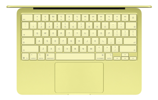 Apple MacBook Neo 13" (A18 Pro, 6C CPU, 5C GPU, 2026) 8/512Gb SSD (MHFE4) Citrus, жёлтый