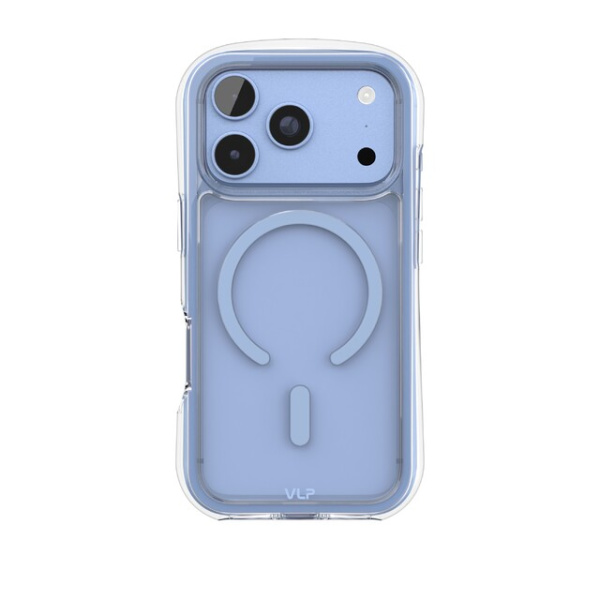 Чехол VLP Bubble Case с MagSafe для iPhone 18 Pro Max, голубой