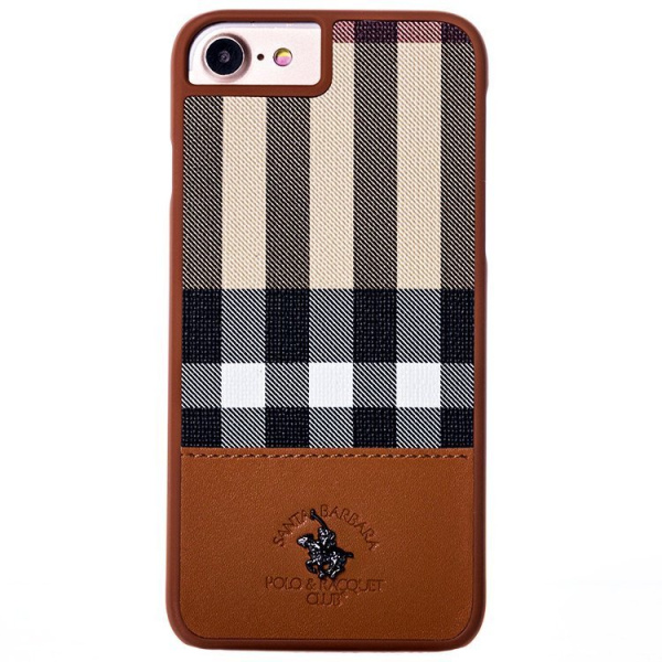 Чехол Santa Barbara Polo and Racquet Club Apple iPhone 7 Back Cover, цвет Коричневый (SB-IP7SPTRP-TEA)