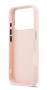 Чехол Lagerfeld PU Smooth Sketch Karl&Choup Metal Cam with Cardslot Hard Pink для iPhone 17 Pro