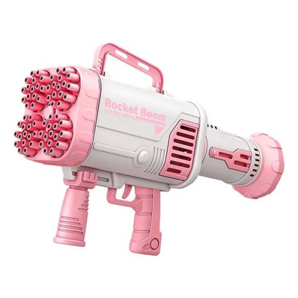 Генератор мыльных пузырей Bazooka Rocket Boom, Pink