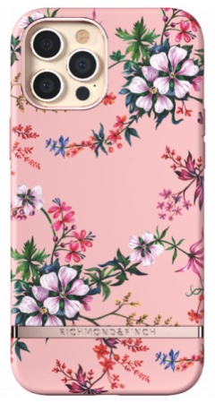 Чехол Richmond & Finch FW20 для iPhone 12 Pro Max, цвет "Розовые цветы" (Pink Blooms) (R43037)