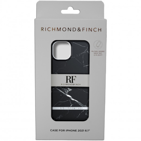 Чехол Richmond & Finch для iPhone 13 Pro, цвет "Черный мрамор" (Black Marble) (R47034)