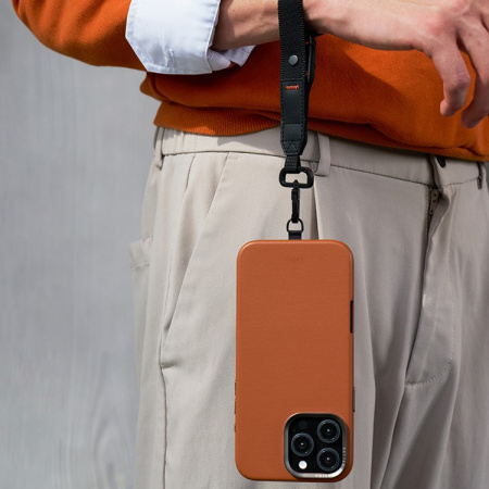 Чехол Uniq кожаный Lyden Terracotta (Magsafe) для iPhone 16 Pro Max