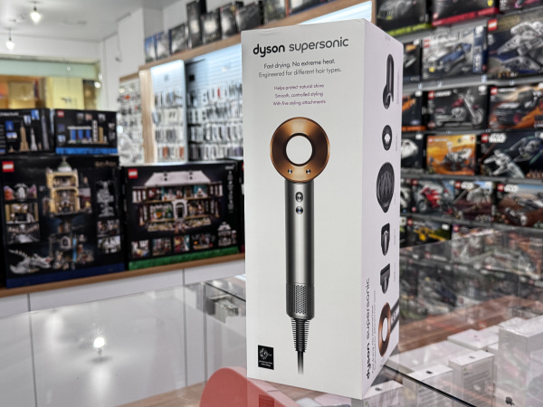 Фен Dyson Supersonic HD08, 5 насадок, никель/медь (389934-01)