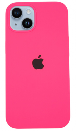 Чехол Silicone Case для iPhone 14 Shiny Pink, цвет Блестящий Розовый