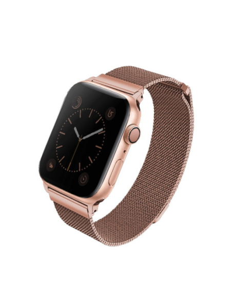 Ремешок Uniq Dante Strap Steel для Apple Watch 38/40/41 мм, цвет "Розовое золото" (40MM-DANRGD)