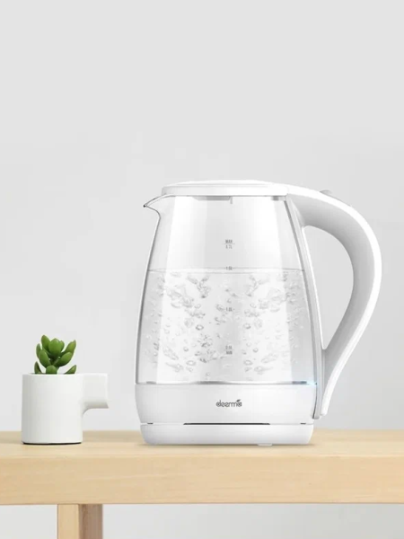 Чайник электрический Deerma DEM-SH30W, белый